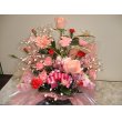 富山県富山市花よしの花　ふんわりしたアレンジ